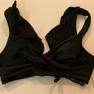 Brand new Beachsissi size M black ruffle bikini